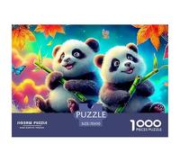 Panda CubsHerculean Jigsaw Puzzles for Adults A 1000-Piece (Advanced) Epic of Impossible, Hard, And Difficult Challenging Puzzle Games - The Supreme Gift for Puzzle-Loving Adults And Kids Age 12 Year