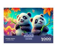 Panda CubsSpectacular 1000-Piece Jigsaw Puzzles for Adults Showcasing The Spectrum of Impossible-to-Difficult Challenging Puzzle Games - These Spectacular Jigsaw Puzzles Engage Adults And Kids Age 12