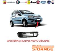 PANDA DA 2003 A 2012 GRIGLIA NERA PARAURTI INFERIORE NUOVO ORIGINALE 735364608