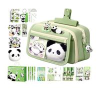 Panda Design collezione di risorse educative - adorabile pacchetto di cancelleria per studenti, borsa da scrittura per studenti e attrezzature scolastiche | Set regalo per ragazze e studenti,