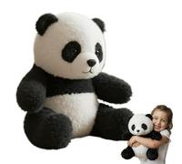 Panda di Animali Imbottiti, The Pandy-emotional Healing On Demand, Ultra-soft Panda Plush Plush, Augh-om Simile Ad Un Abbraccio, Giocattolo da Compagnia Emotivo Realistica per Il Sonno Rilassante