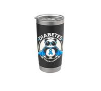 Panda Diabetic Type 1 Supporto per la consapevolezza del diabete Bicchiere termico in acciaio inox doppia parete