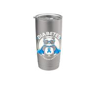Panda Diabetic Type 1 Supporto per la consapevolezza del diabete Bicchiere termico in acciaio inox doppia parete