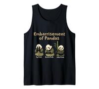 Panda Divertenti Timidi Carini Amante degli Animali Canotta