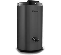 Panda Essiccatore rotante portatile da 3200 giri/min, capacità 10 kg, tamburo in acciaio inossidabile e custodia esterna, 110 V - Grigio scuro lucido