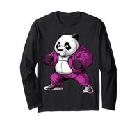 Panda Fitness Maglia a Manica