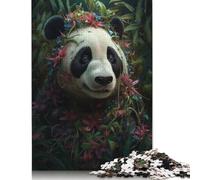 Panda Flowers Plants Magic Puzzle Impossible 1000 Pezzi Decorazione Per La Casa. Rilassamento E Intelligence Per Adulti E Bambini Da 12 Anni 1000pcs (75x50cm)