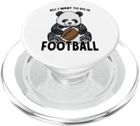 Panda Football Tutto quello che voglio fare è un simpatico giocatore di orsi PopSockets PopGrip per MagSafe