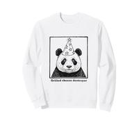 Panda Funny & Silly Cheese Destroyer Felpa