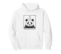 Panda Funny & Silly Cheese Destroyer Felpa con Cappuccio