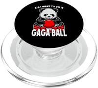 Panda Gaga Ball Tutto quello che voglio fare è un simpatico e divertente giocatore di orsi PopSockets PopGrip per MagSafe