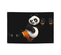 Panda gigante che conosce il Kung Fu Stampa banner festivi e fondali appesi - decora facilmente la scena della tua festa