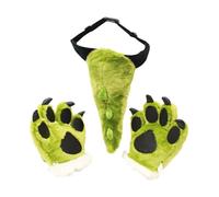 Panda/Giraffa/Dinosauro/Orso Costume Set Orecchio Fascia Coda Zampa Animale Accessori Costume Per Halloween Cosplay Costumi Dinosauro