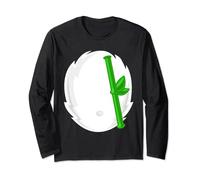 Panda Halloween Costume Tee Carino Pancia Peloso Uomini Donne Bambini Maglia a Manica