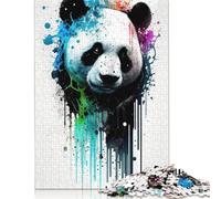 Panda I Jigsaw Puzzle Impossibili 1000Pcs Decorazione Per La Casa. Rilassamento E Intelligence Per Adulti E Ragazzi Da 14 Anni 1000pcs (75x50cm)