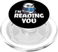 Panda I'm Reading You Fumetto Libro Psicoanalisi PopSockets PopGrip per MagSafe