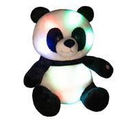 Panda in peluche luminoso | Giocattolo Panda carino e brillante per il letto, per il letto, il divano, i compleanni, il Natale e il po
