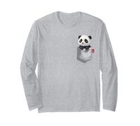 Panda in Tasca Che sbircia Carino Animale Panda Maglia a Manica