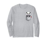 Panda in Tasca Che sbircia Carino Animale Panda Maglia a Manica