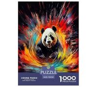 Panda Jigsaw Puzzle Impossibili 1000 Pezzi Decorazione Per La Casa. Rilassamento E Intelligence Per Adulti E Bambini Da 12 Anni 70x50cm/1000pcs