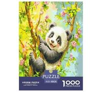 Panda Jigsaw Puzzle Impossibili 1000Pcs Decorazione Per La Casa. Giochi Rilassamento E Intelligence Per Adulti E Bambini Da 12 Anni 38x26cm/1000pcs