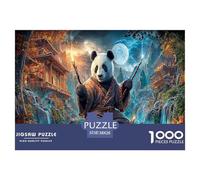 Panda Jigsaw Puzzle Impossible 1000Pcs Cielo notturno magicoDecorazione Per La Casa. Rilassamento E Intelligence Per Adulti E Ragazzi Da 14 Anni 38x26cm/1000pcs