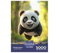 Panda Jigsaw Puzzle Impossible 1000Pcs Decorazione Per La Casa. Giochi Rilassamento E Intelligence Per Adulti E Bambini Da 12 Anni 38x26cm/1000pcs