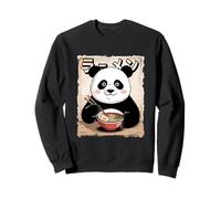 Panda Kawaii Con Ramen Bowl Carino Giapponese Noodle Fan Felpa