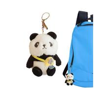 Panda Key Chain - Cute Panda Car Keychain, Bag Pendant Decor, Pandaa Keyring For Car Keys, Backpack, Belt, Cute Animal Charm Keychain, Adorable Accessory For Women, Men, Students, Travelers, Gift Idea