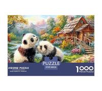Panda LoveDynamic Jigsaw Puzzles for Adults Offering 1000 Advanced And Challenging Puzzle Games Designed for Both Women And Men - These High-Engagement Jigsaw Puzzles Are Adults And Kids