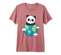 Panda Madre Terra Giornata Divertente per Pianeta Ambiente Amante Maglietta Premium