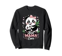 Panda Mamma E Cucciolo Migliore Mama Mai Carino Scena Felpa