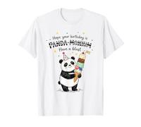 Panda-Monium - Gelato per Feste, Design Divertente Maglietta