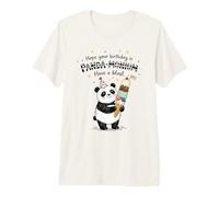 Panda-Monium - Gelato per Feste, Design Divertente Maglietta Premium