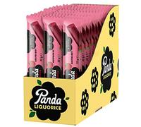 Panda ® | Natural Liquorice Bars gusto lamponi | 32 Gr x 36 Barrette