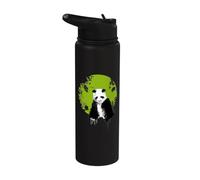 panda orso clima ambiente save the world depressione triste Stainless Steel Insulated Water Bottle