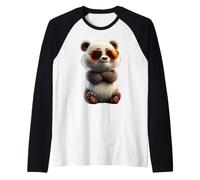 Panda Orso Panda Gigante Panda Gigante Amore Panda Carino Maglia con Maniche Raglan