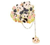 Panda Page Marker Metal Bookmarks Creative Book Segnalini Adorabile Maestri Lettura Per Animali Per Studente Lovely Metal Page Marker Reading Gift