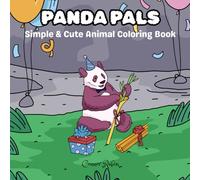 Panda Pals: Simple & Cute Animal Coloring Book