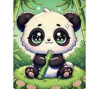 Panda Paradise: College Ruled Lined Notebook with Adorable Panda Design: Perfect for Writing, Journaling, Sketching - 7.5 x 9.25 Inches, 100 Pages, College Ruled, Matching Front and Back Cover