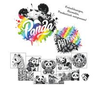 Panda Patterns: Entschleunigen, Ausmalen, Pandastisch entspannen