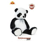 Panda Peluche Gigante 130 cm De Car 2 Maxi Orso Morbido con Fiocco 25245