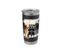 Panda per uomini, donne, bambini, ragazzi, ragazze, We Ride At Dawn, carino Bicchiere termico in acciaio inox doppia parete