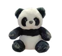Panda Plush - Animale Panda Riempito | Giocattolo Panda Peluche Huggable | Carina Bambola Di Peluche, Compagno Di Calmante Emozionale per Camera da letto, Tavolo, Mensola, Studio, Soggiorno, Asilo