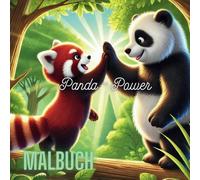 Panda - Power: Malbuch für Panda-Fans: 100 bezaubernde Panda-Motive für Jugendliche und Erwachsene im praktischen quadratischen Format