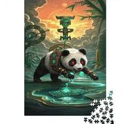 Panda Puzzle 1000 Pezzi, Geografia Mentale, Esperienza Tattile, Opera Conversazionale 1000pcs (75x50cm)