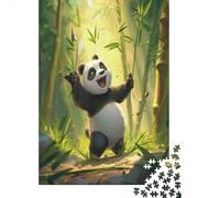 Panda Puzzle 1000 Pezzi Puzzle Per Adulti Relax Puzzle Giochi Classico Puzzle Per La Decorazione Della Parete Dei Regali Della Cornice Per Foto Di Famiglia 1000pcs (75x50cm)