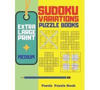Panda Puzzle Bo Extra Large Print Sudoku Variations Puzzle Books Med (Tascabile)