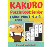 Panda Puzzle Bo Kakuro Puzzle Book Senior - Large Print 4 x 4 - Book (Tascabile)