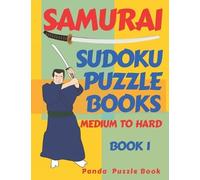 Panda Puzzle Bo Samurai Sudoku Puzzle Books - Medium To Hard - Book (Tascabile)